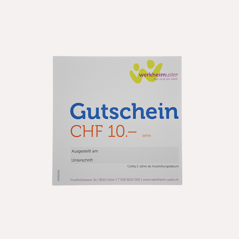 Gutschein 10.-